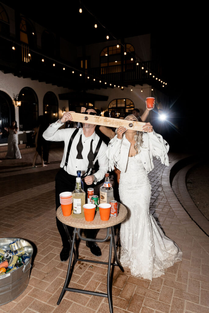 Utah elopement photographer captures bride and groom celebrating