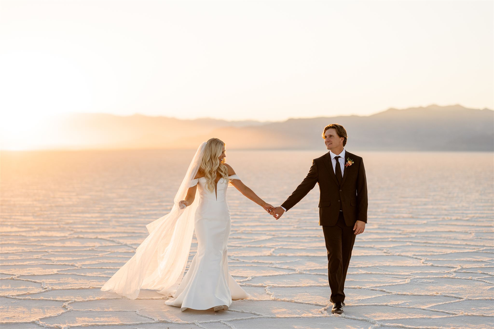 Salt flats wedding