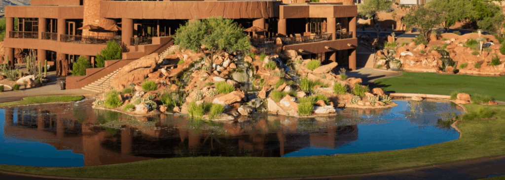 Couples love the Entrada at Snow Canyon because of its scenic views and unique landscape.